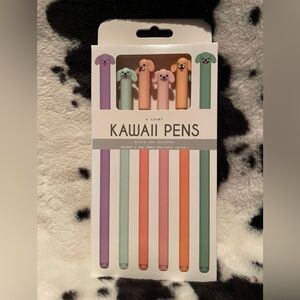 6 Count Kawaii Dog Pens NWT